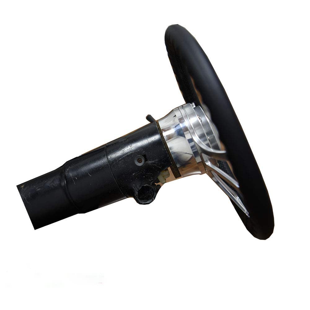 Flashpower Steering Wheel Short Adapter 9 Bolt And Horn Button Polished