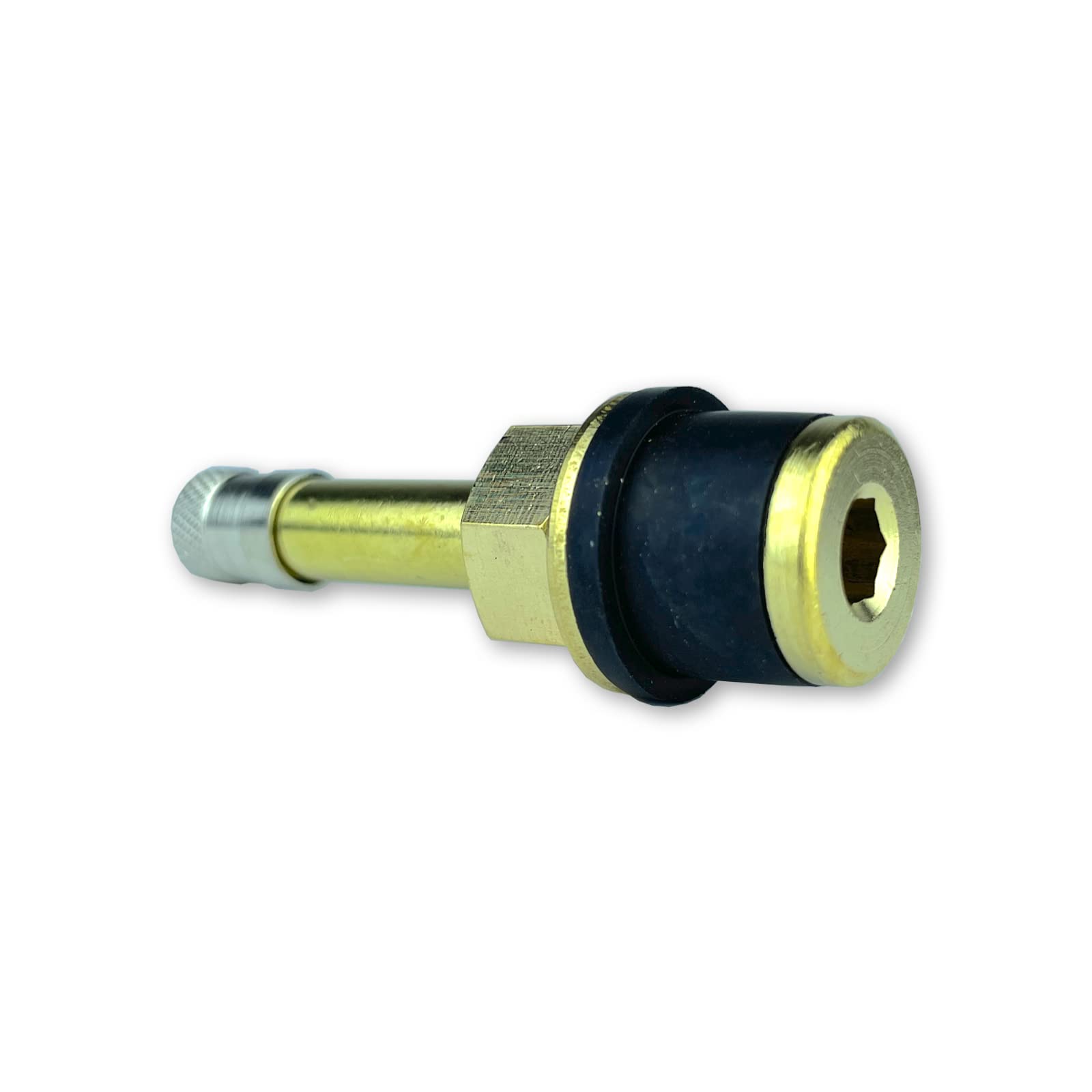 Haltec QS-500 2" Brass Valve Stem - Quickstem for OTR & Farm Tires, .625" Valve Holes, Emergency Replacement