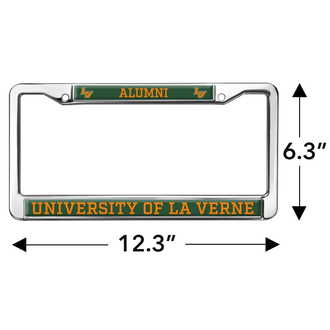 GRAPHICS & MORE University of La Verne Alumni Metal License Plate Frame - Full Size, La Verne Leopards Design
