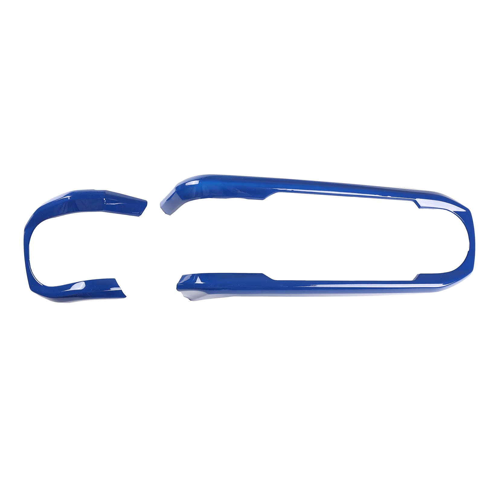 Car Abs Inner Look Central Console Dashboard Panel Cover Trim Fit For Toyota Tacoma 2016 2017 2018 2019 2020 2021 2022 2023 Console Dashboard Decorative Border Frame (Blue)
