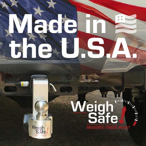 Weigh Safe Adjustable Trailer Hitch Ball Mount - 8 Adjustable Drop Hitch For 2.5 Receiver - Premium Heavy Duty Aluminum Trailer Tow Hitch W/ Stainless Steel Tow Balls (2 & 2 5/16) - 18,500 Lbs Gtw
