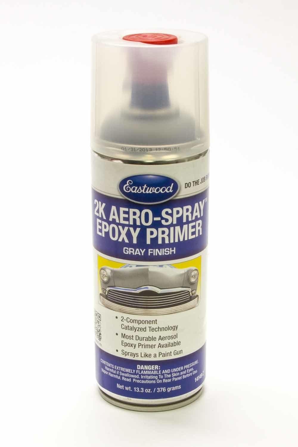 Eastwood 2K Epoxy Gray Primer | Aerospray Catalyzed Technology | Durable Direct To Metal Epoxy Primer Automotive | Performance P