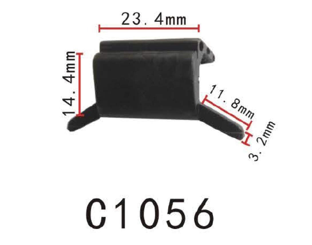 Autobahn88 Retainer Clip For Roof Trim Molding, Compatible With Ford F-150 05-On (Oem: 4L3Z1510182Aa) (Pack Of 20)