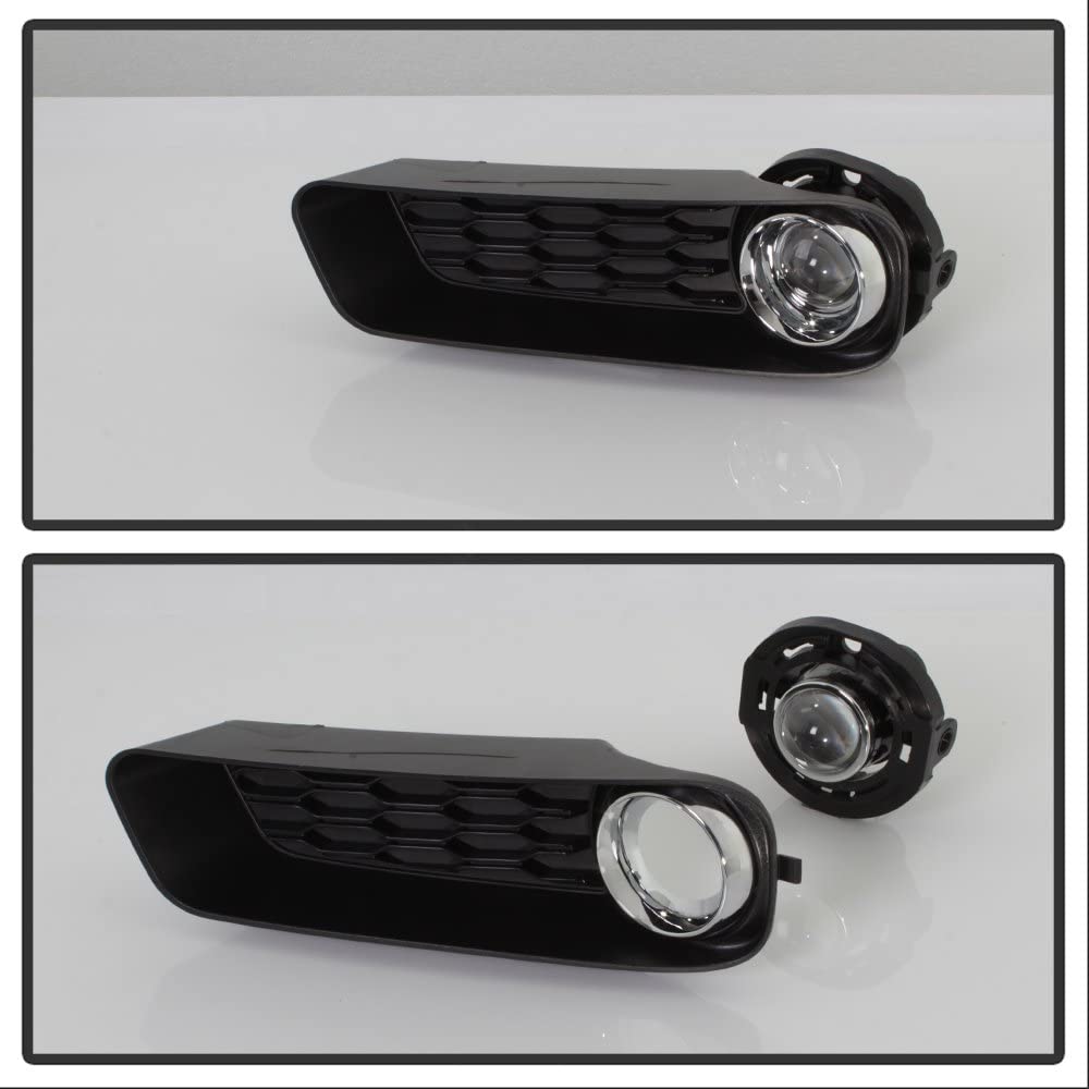 Acanii - For 2011-2014 Dodge Avenger Bumper Fog Lights Driving Lamps W/Switch+Bulb Assembly Driver & Passenger Side