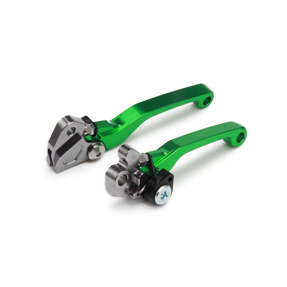 Jfg Racing Billet Pivot Foldable Clutch Brake Lever For Kx65 00-21 Kx85/Kx100 01-21 Kx125 00-05 Kx250 00-04 Kx250F/Kx500 04 - Gr