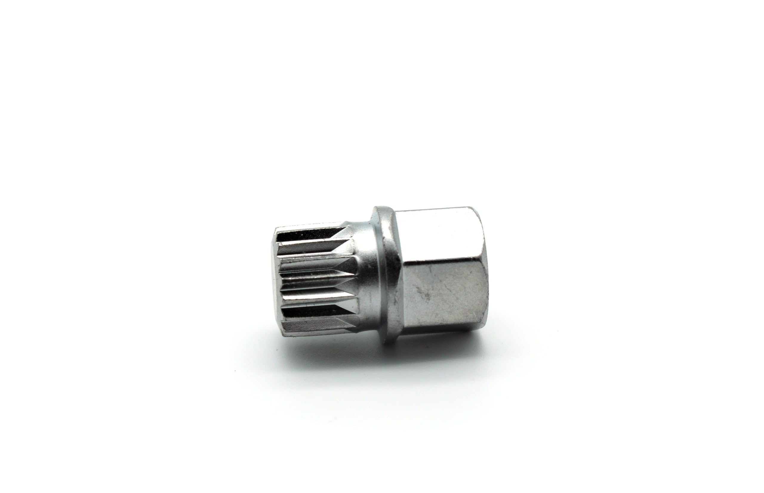 TEMO Wheel Lock Lug Nut Key Socket S3057 for VW Audi, Alloy Steel, ABC6/17PT, Silver, Model 3344