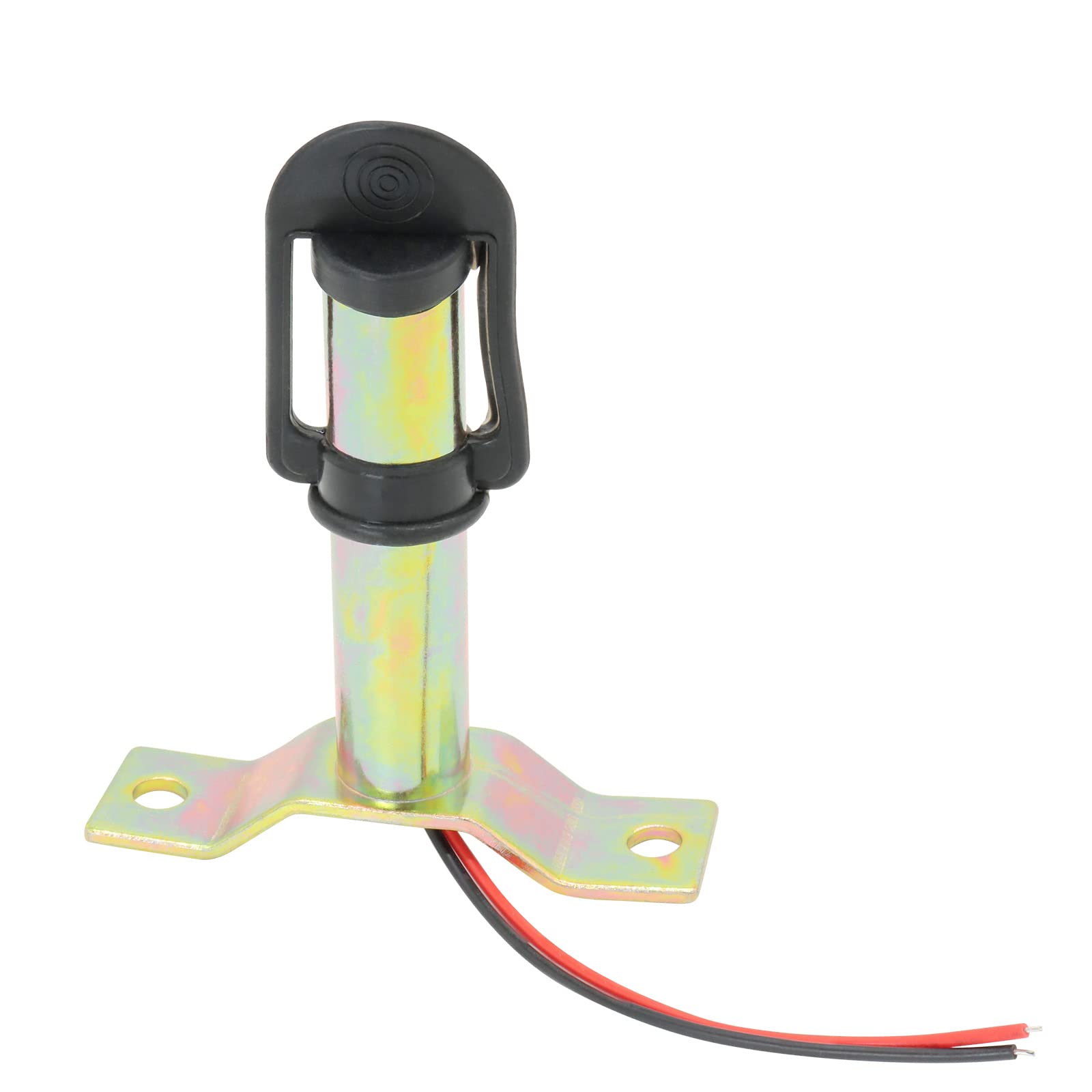 Agrieyes Tractor Beacon Light Bracket,Metal Mount with Wire for Forklift Truck Flashing Rotating Warning Light - T Shape