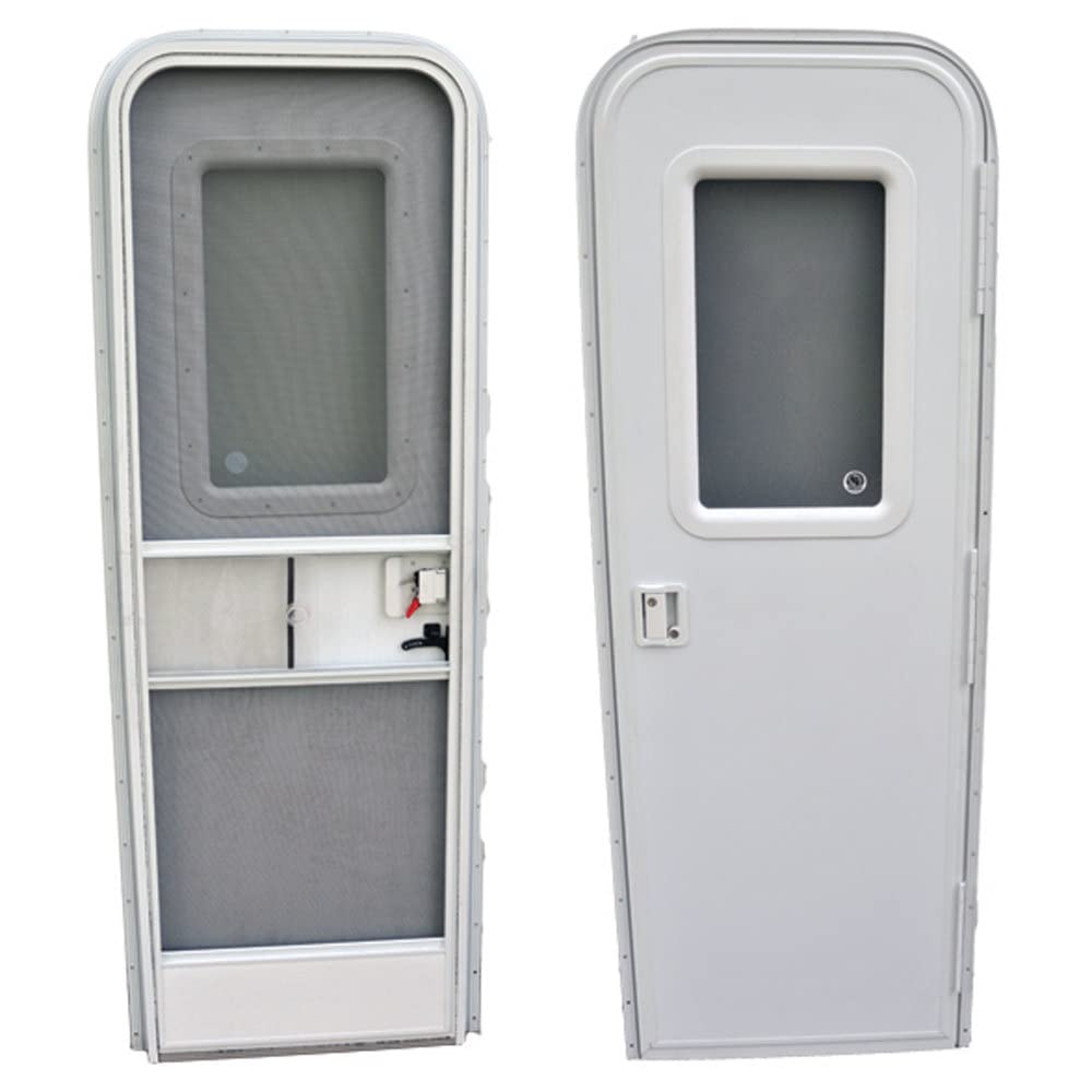 AP Products 015-217709 Polar White 26 x 72 Right Handed Radius Entrance Door