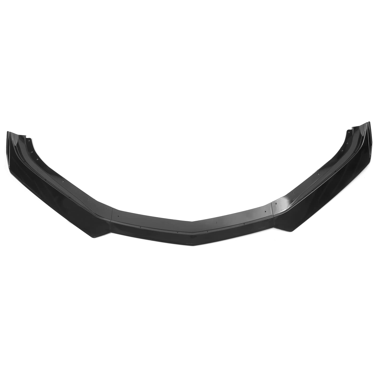 Ikon Motorsports, Front Bumper Lip Compatible With 2016-2023 Chevy Camaro, 1Le Style Gloss Black Front Air Chin Dam Bodykit Unde