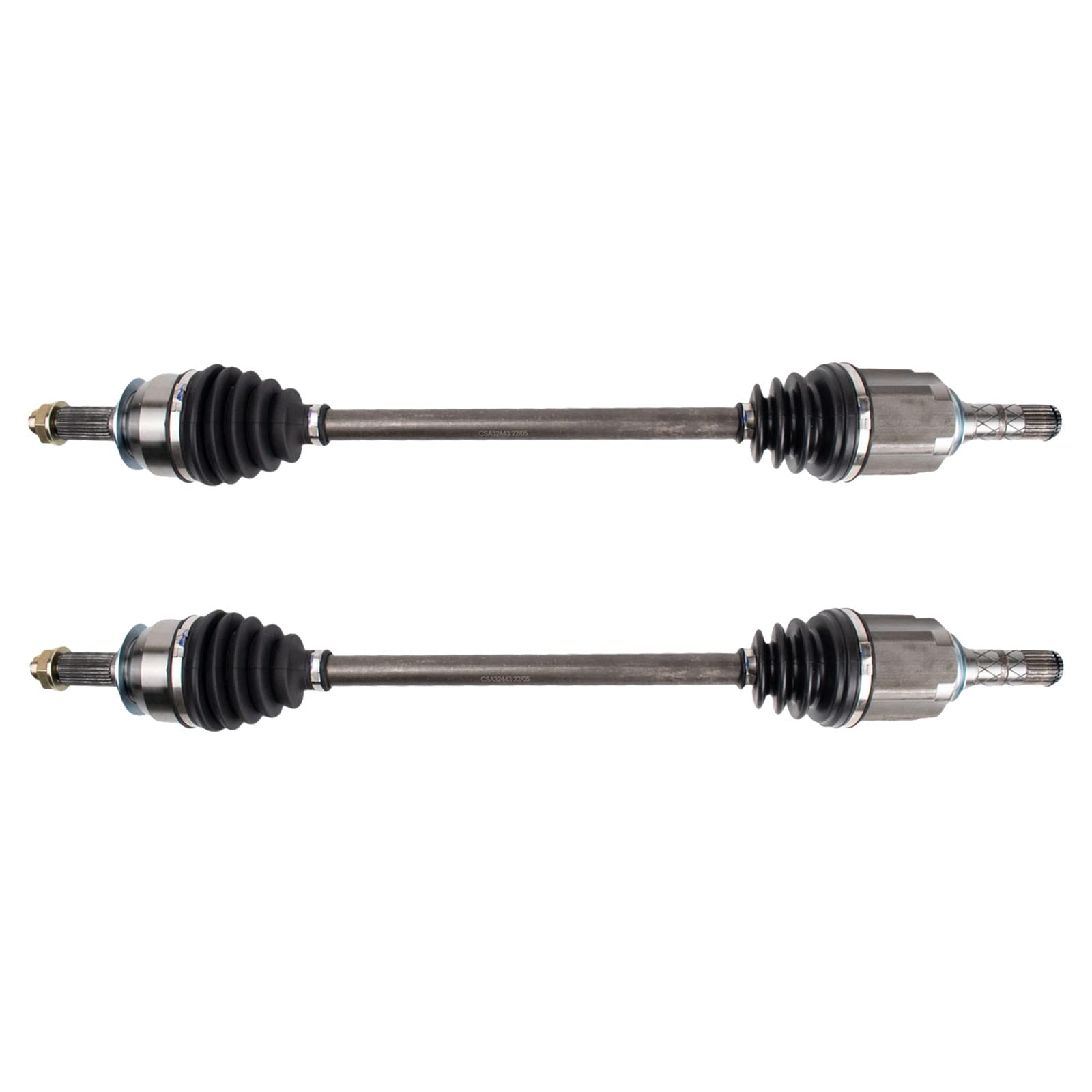Trq Front Cv Axle Shaft Assembly Set Compatible With 2016-2017 Subaru Crosstrek 2014-2015 Xv Crosstrek