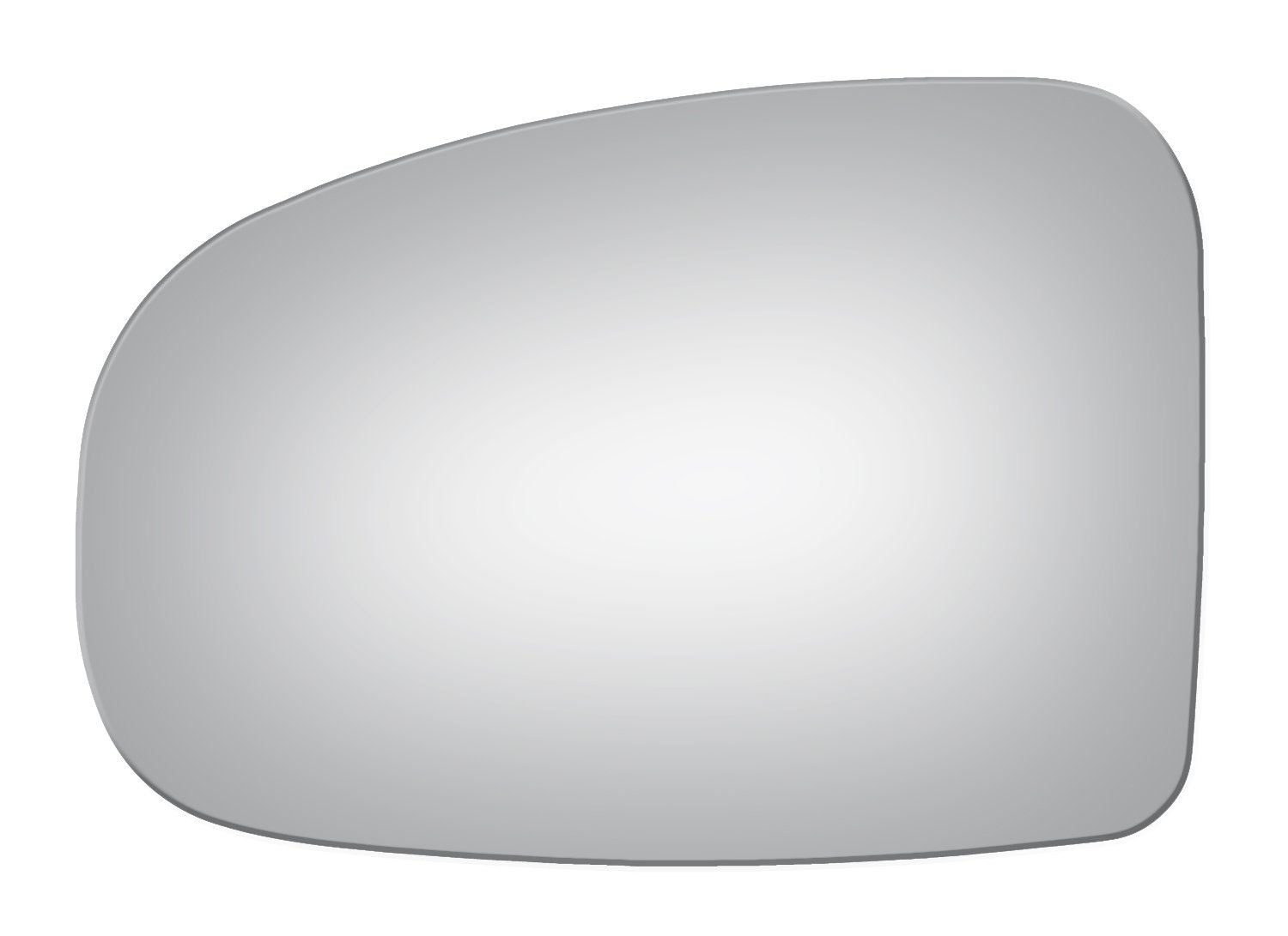 Burco 4313 Flat Driver Side Replacement Mirror Glass (Mount Not Included) For 10-15 Toyota Prius (2010, 2011, 2012, 2013, 2014, 