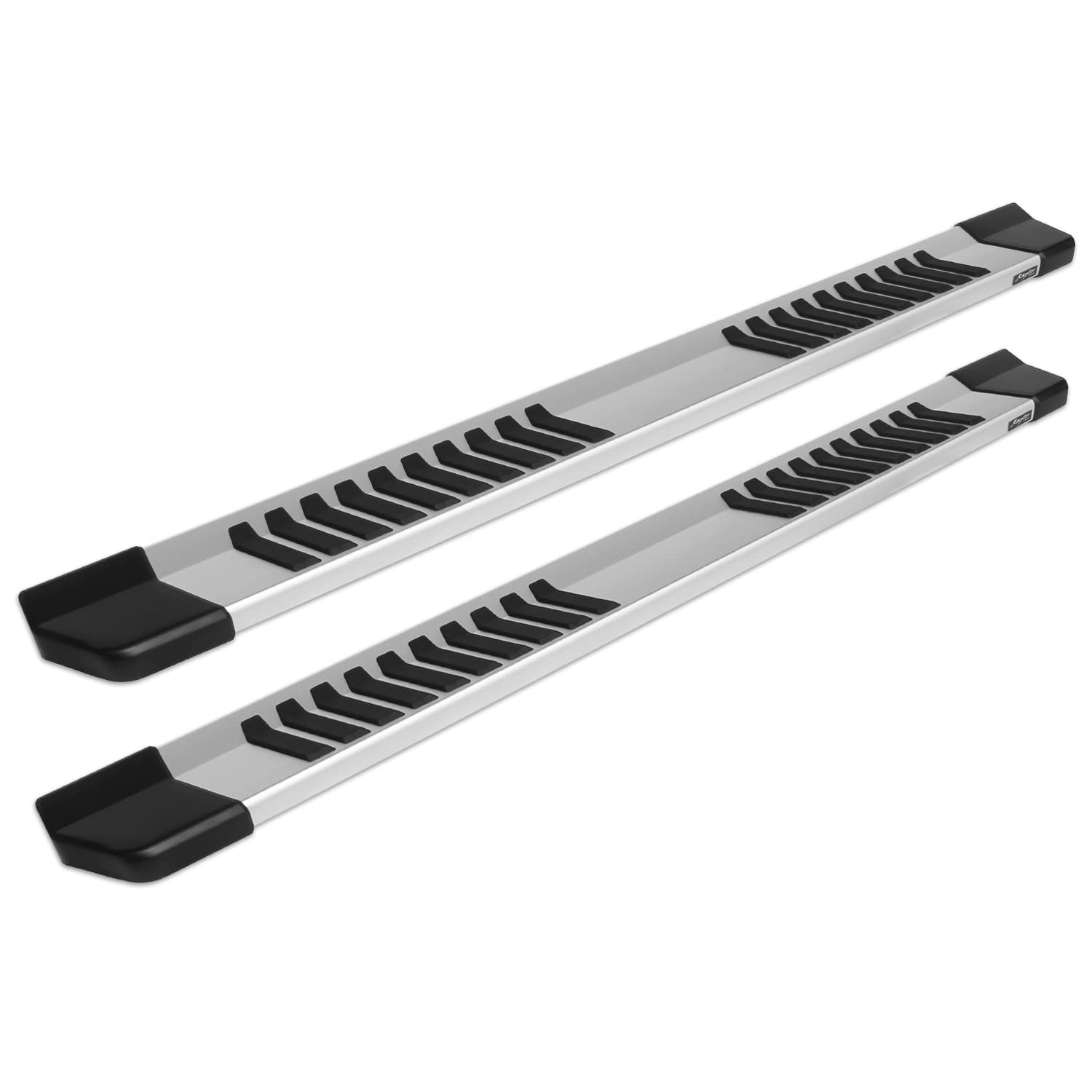 Raptor Series Running Boards Steps 6In Oem Style Aluminum For Crew Cab 07-18 Silverado/Sierra 1500 07-19 2500/3500