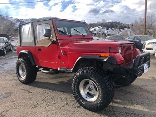 Rough Country 2.5" Suspension Lift Kit for 1987-1995 Jeep Wrangler YJ - Model 615.20, Black Finish