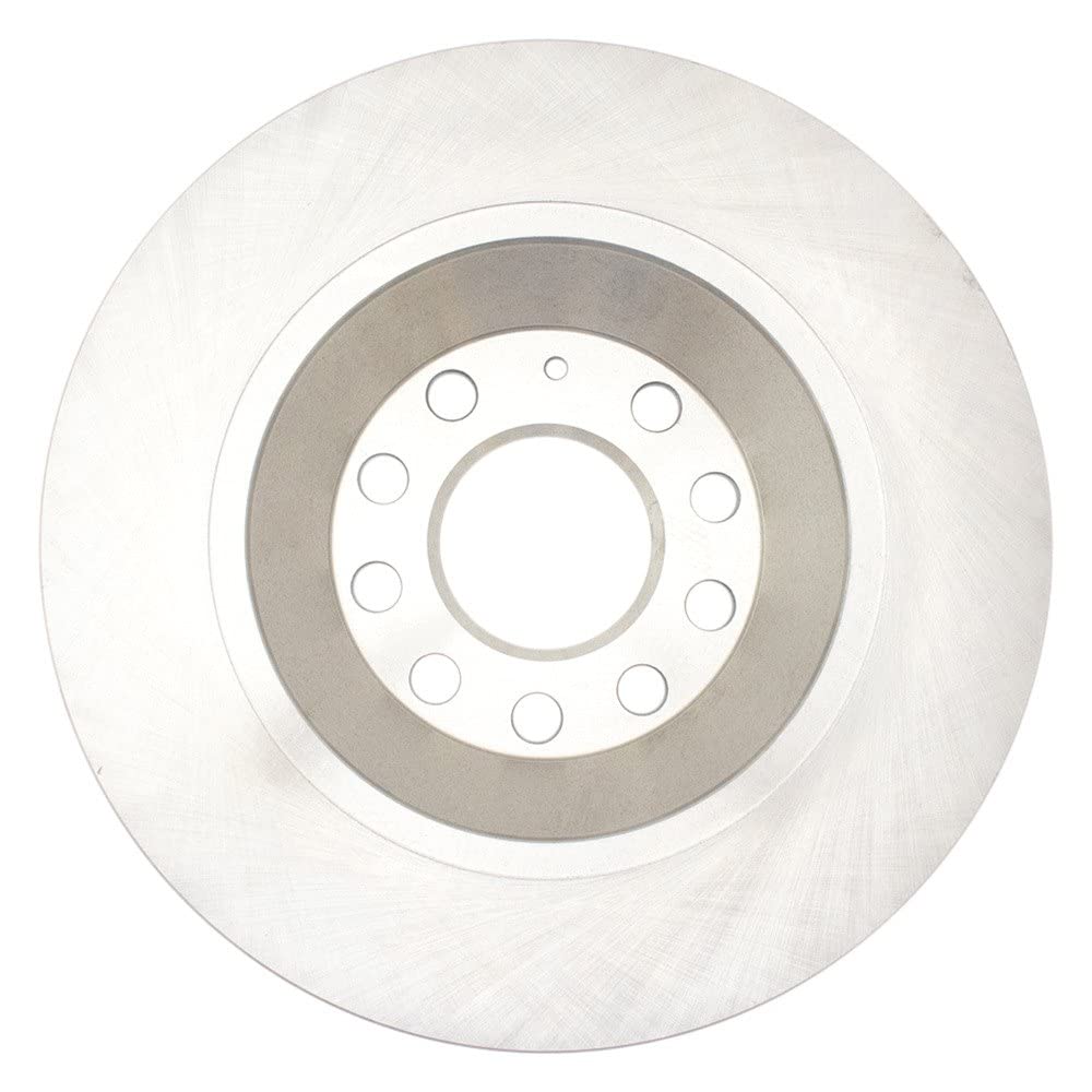 Trq Rear Brake Rotors Set Solid Compatible With 2006-2010 Audi A6 2005-2011 A6 Quattro