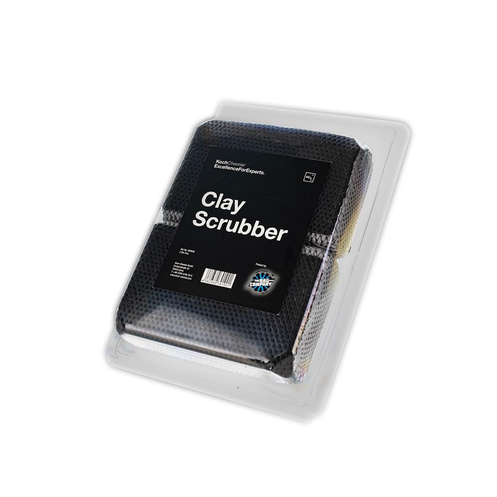 KOCHCHEMIE Clay Scrubber - 2-Pack - Fast Paint Contaminant Removal - Black/Ice Grey - Model 999640