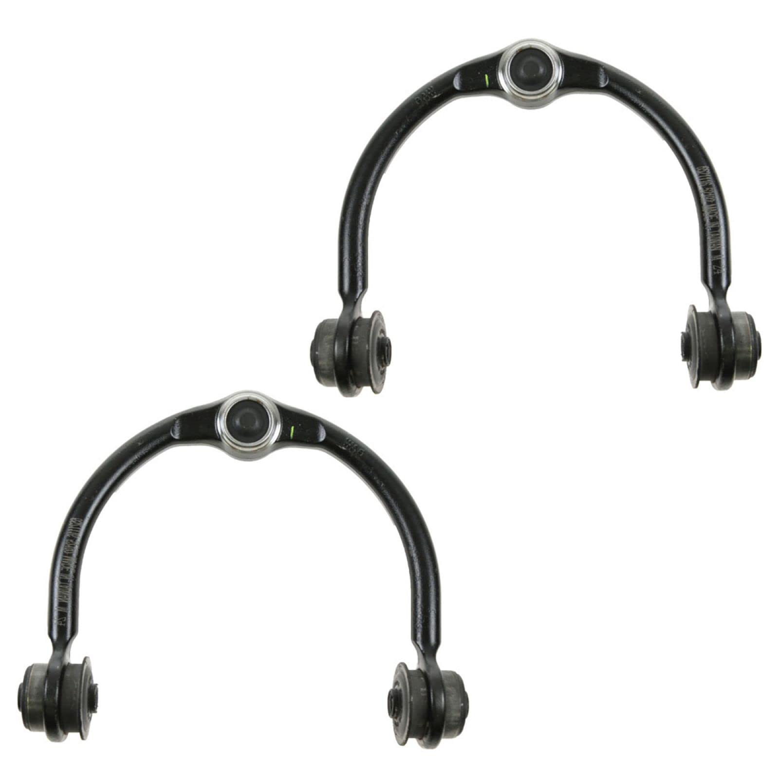 TRQ Control Arm and Ball Joint Set, Alloy Steel, 2 Piece, Compatible with 2005-2010 Jeep Grand Cherokee, Black, Model PSA62363