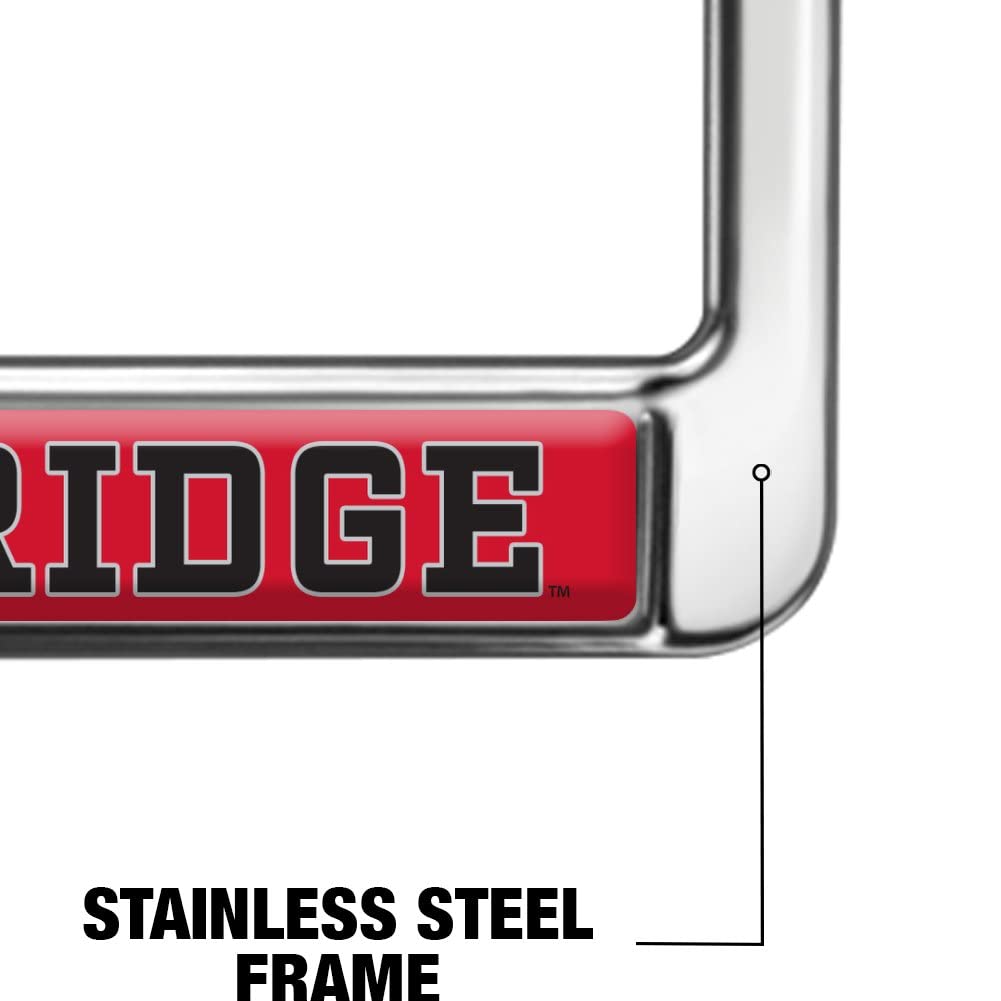 GRAPHICS & MORE Metal License Plate Frame - Cal State Northridge Alumni, Full Size, One Size