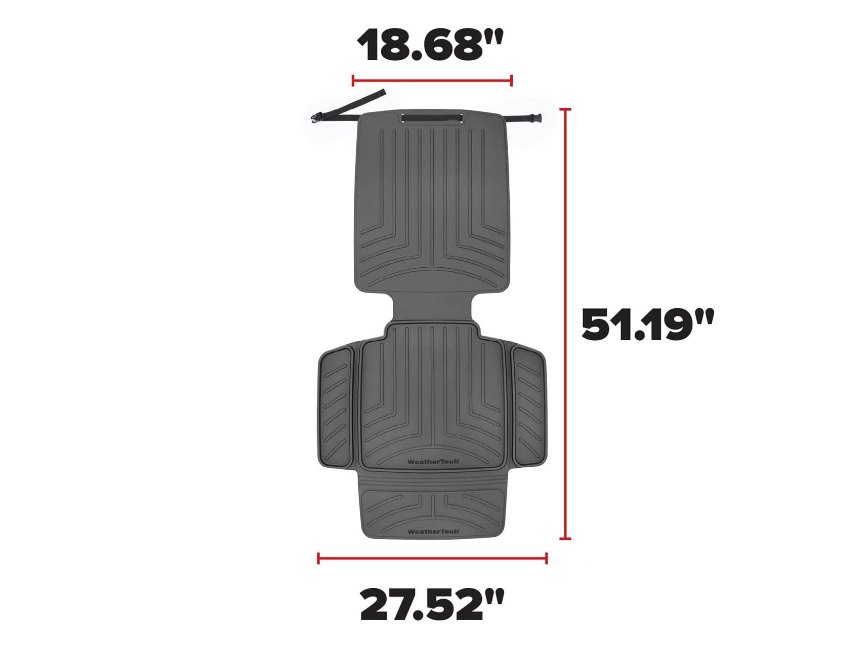 WeatherTech Child Car Seat Protector, Tan, Seat with Back, 100% Weathertech, Model 81CSBP01TN