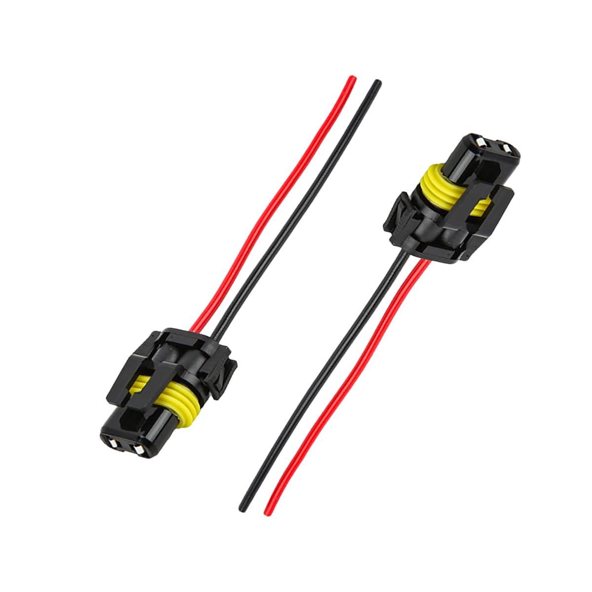 Povtii 2 Pcs 9005 9006 9012 Hb3 Hb4 Female Adapter Wiring Harness Sockets, Auto Wire Connector For Headlights Fog Lights, Headla