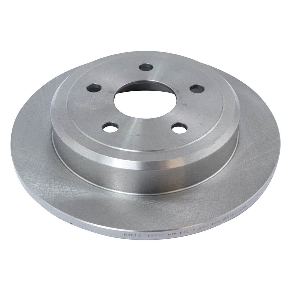 Trq Rear Brake Rotors Set Vented Compatible With 2006-2010 Jeep Commander 2005-2010 Grand Cherokee