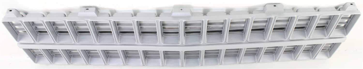 Garage-Pro Grille Assembly for 1981-1982 Chevrolet C10/K10/C20/K20/C30/K30, Silver Shell and Insert, Model JCW6718GP, Plastic