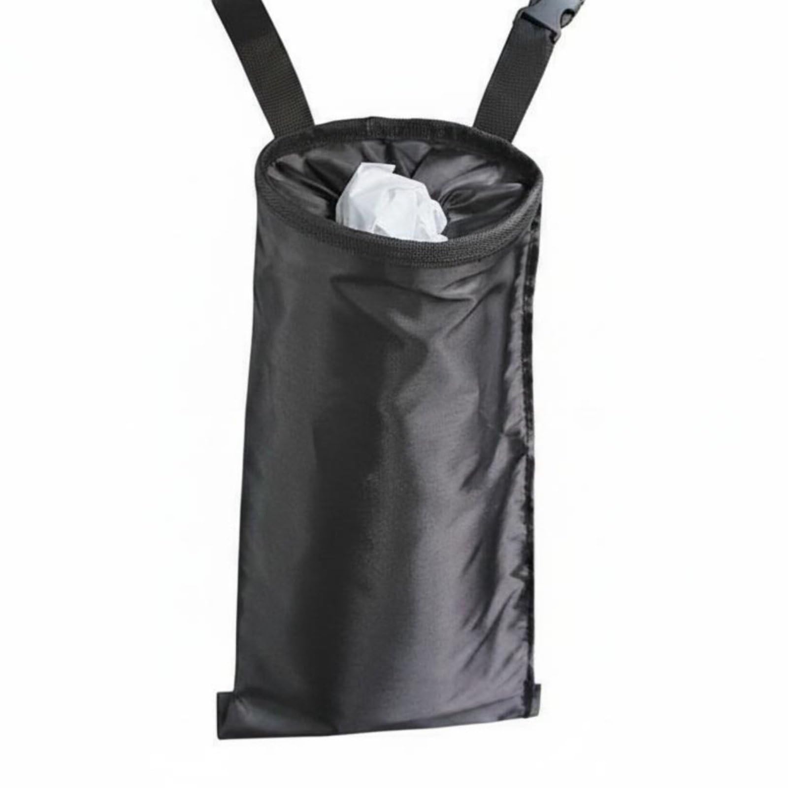 SHOPORA SoftSided Hanging Car Trash Bag ABS Foldable Car Trash Pouch Black Vehicle Storage Cylindrical, 420D Thick Strap|eBay M