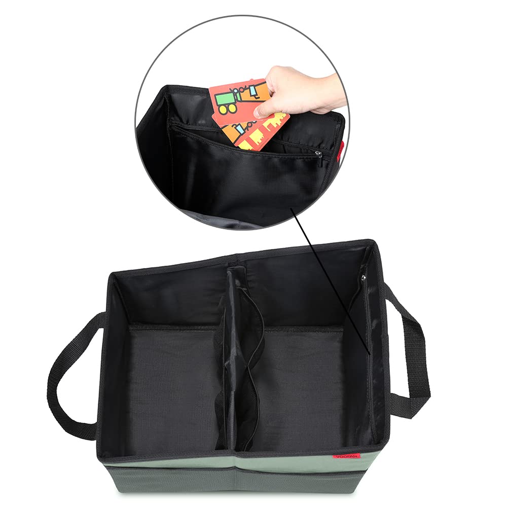Car Seat Organizer - Passenger Seat Organizer, Collapsible Small Car Seat Storage Organizer For Console Front Or Back, Automotiv