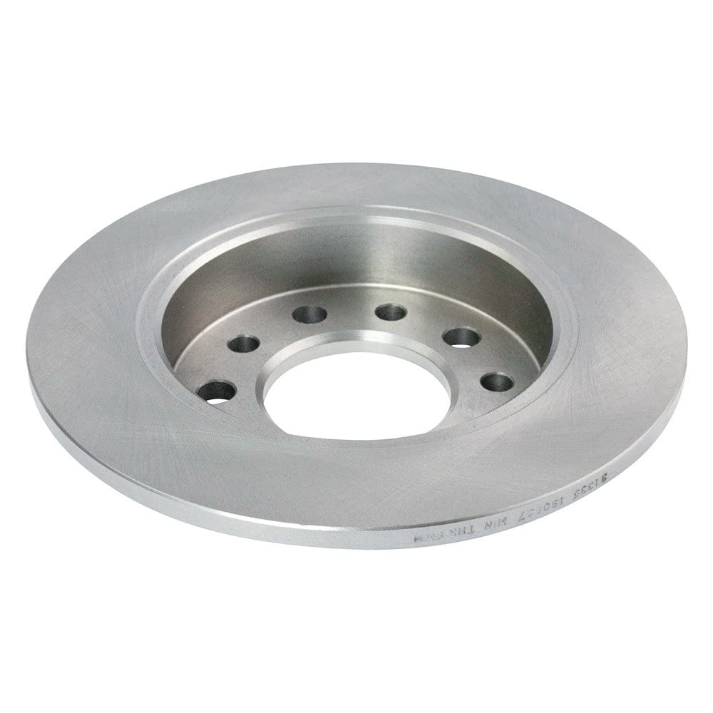 Trq Rear Brake Rotors Set Solid Compatible With 2003-2008 Hyundai Tiburon