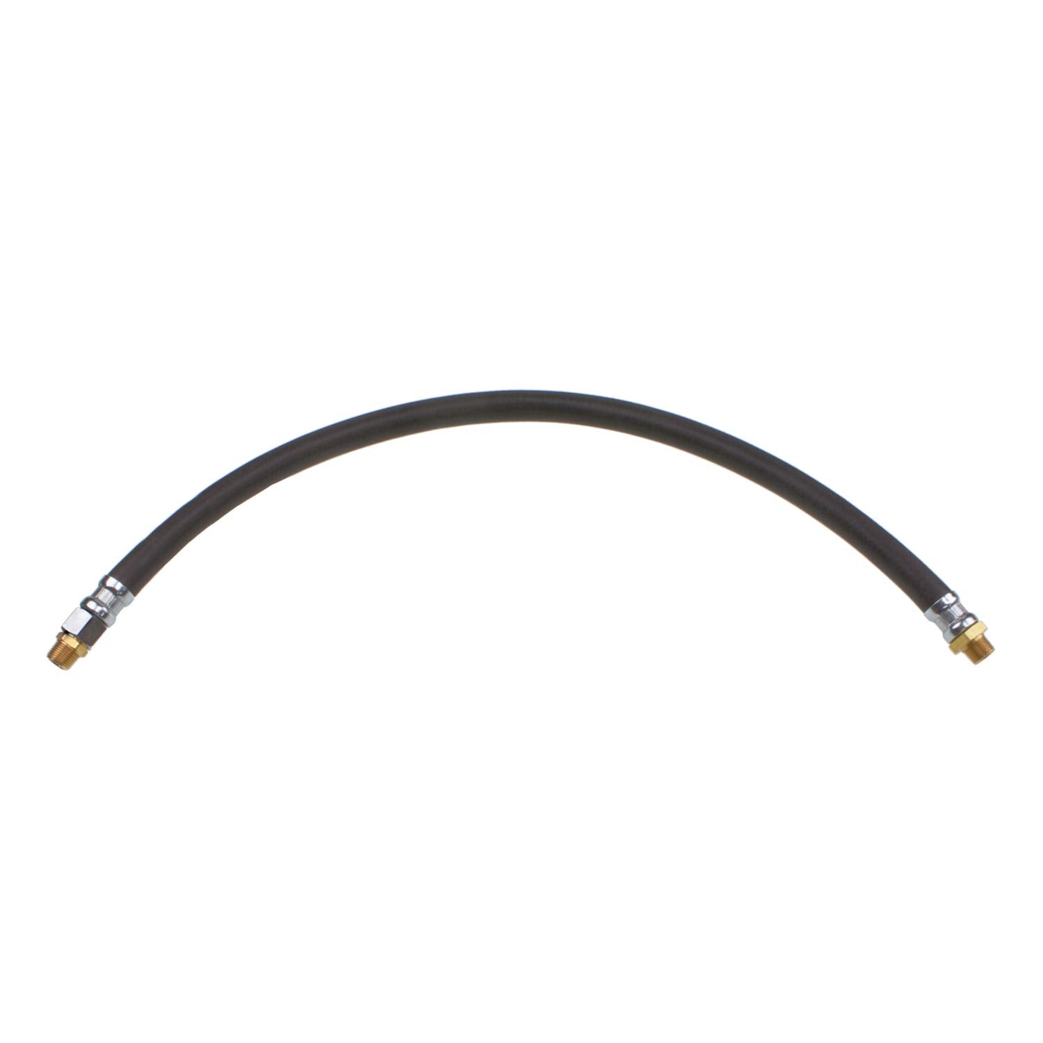 1/2' Air Hose Assembly - 28' - 3/8'-18 (1 Fixed & 1 Swivel) - Max Op 225 Psi