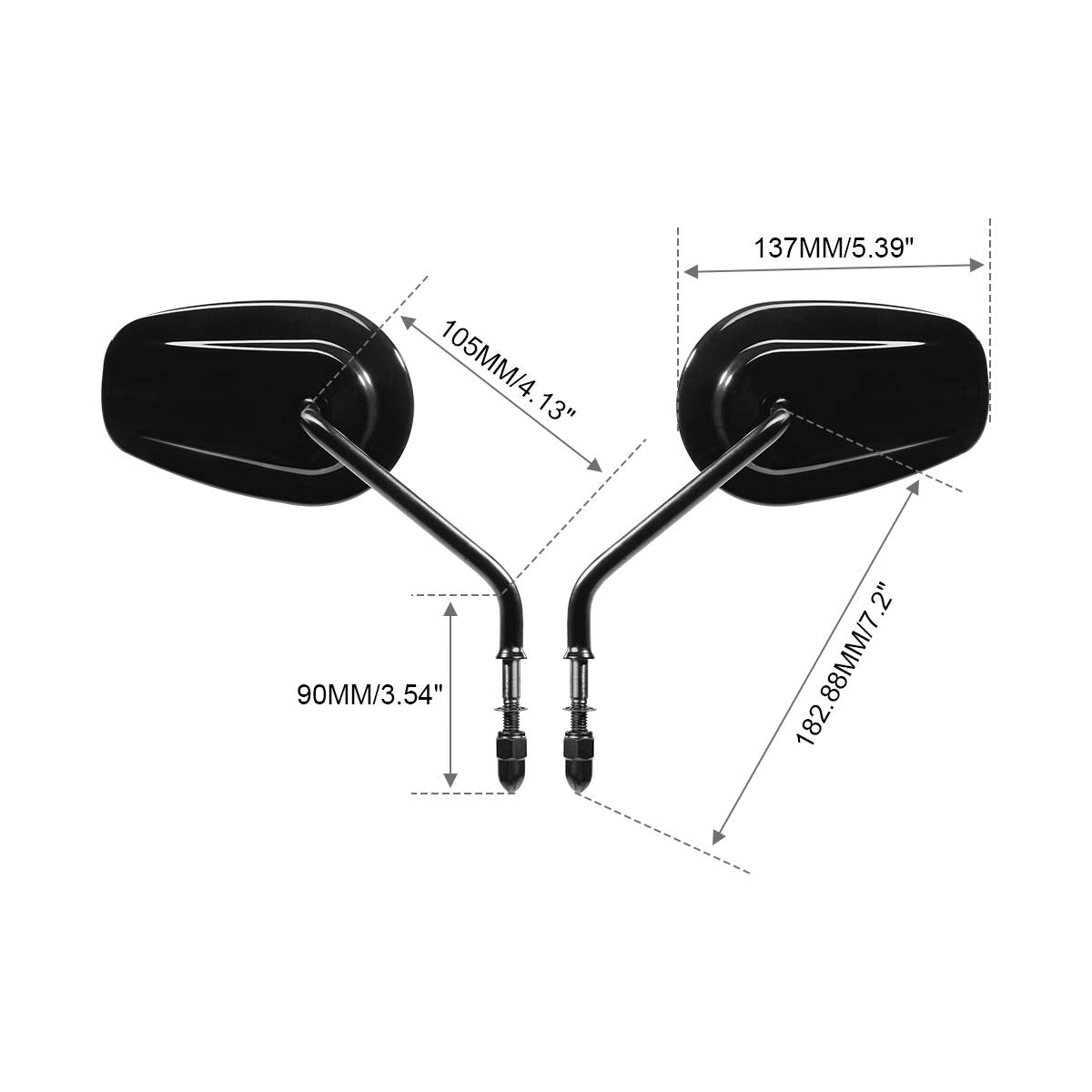 Slmoto Rear View Mirror W/Led Turn Signal Light Amber Fit For Honda Cbr 600 F3 1995-1998 97