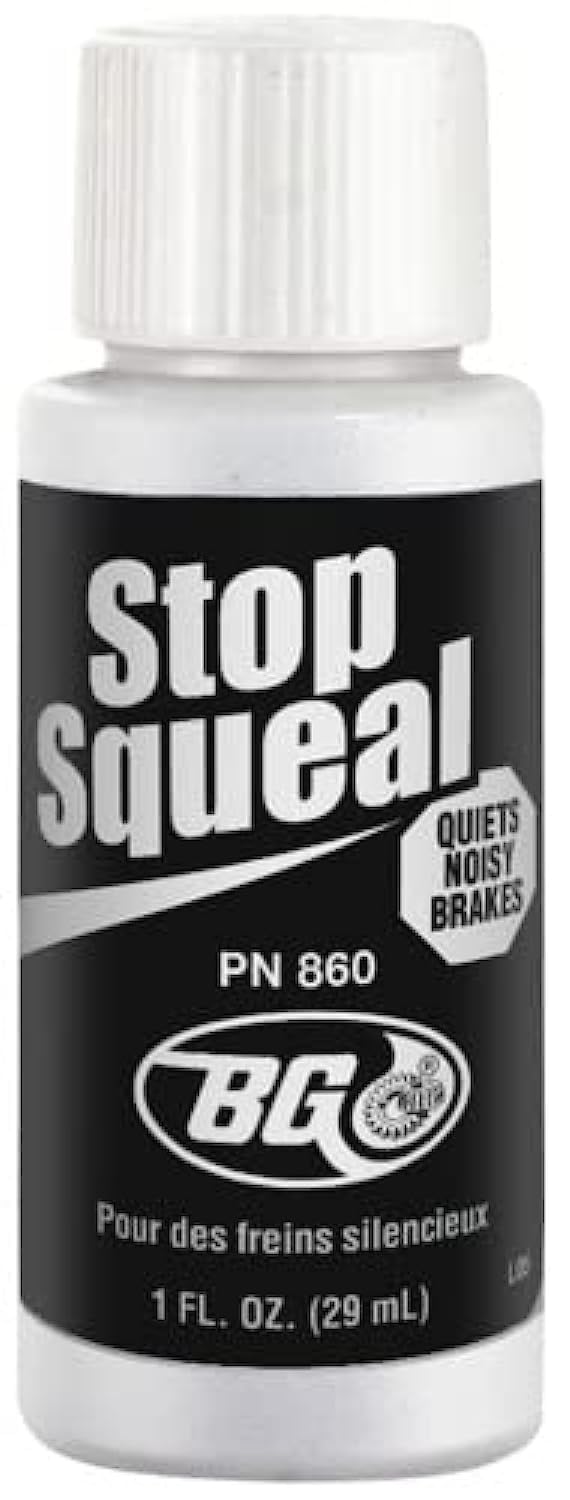 BG(0002698761) BG Stop Squeal 1fl oz - Disc Brake Quiet - Pad Anti-Squeal - Reduces Brake Noise and Grinding - Quiets Noisy Brak