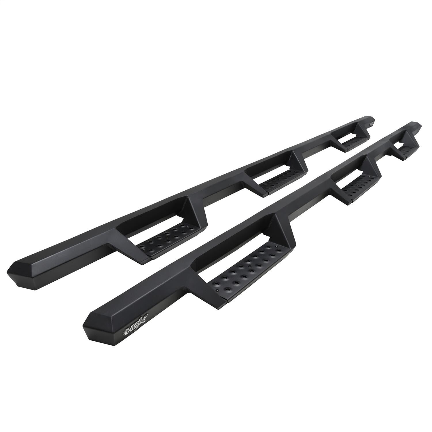 Westin 56-534775 Hdx Drop Wheel To Wheel Nerf Bars Fits 2020-2024 Silverado Sierra 2500 3500 Crew Cab 8' Bed Textured Black Pair