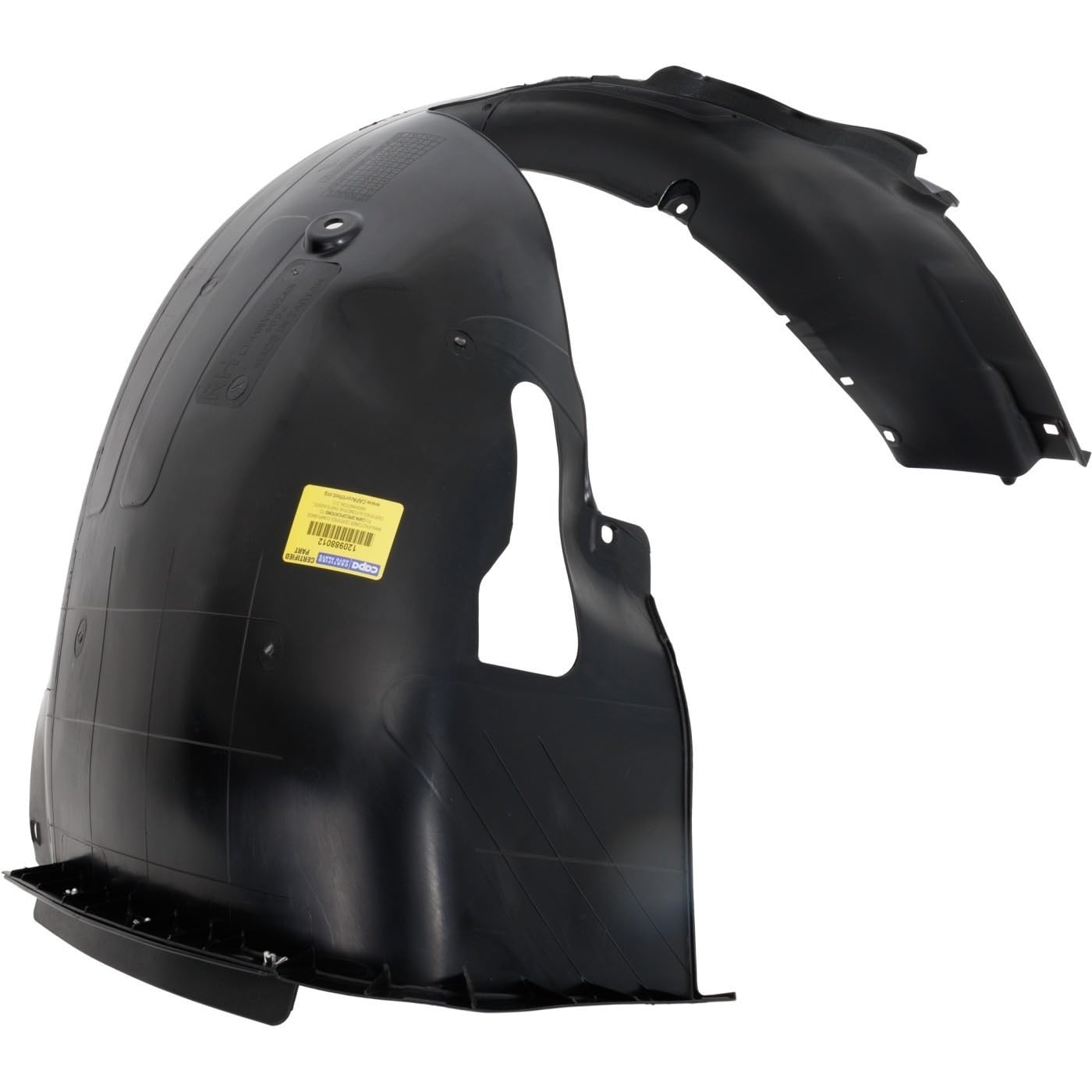 Fitrite Auto Parts New Front Right Passenger Side Fender Liner For 2017-2018 Hyundai Elantra Sedan Made Of Pp Plastic, Injection