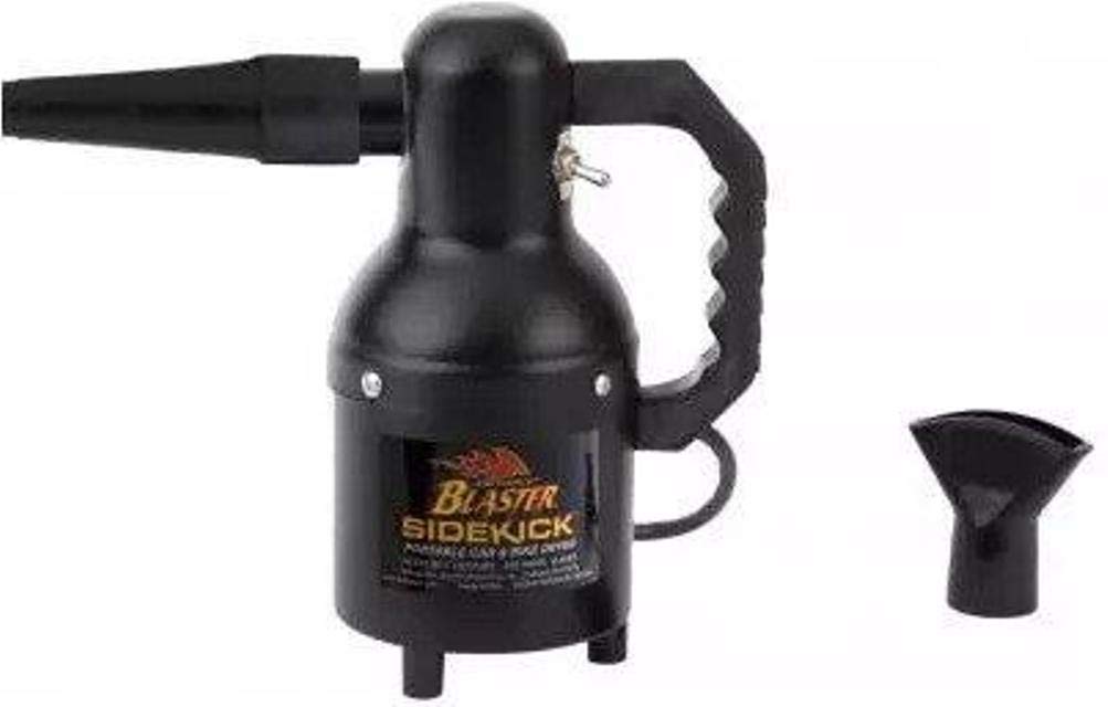 METROVAC Air Force Blaster Sidekick Motorcycle Air Dryer - Black, Steel, Model SK-1, Made in USA
