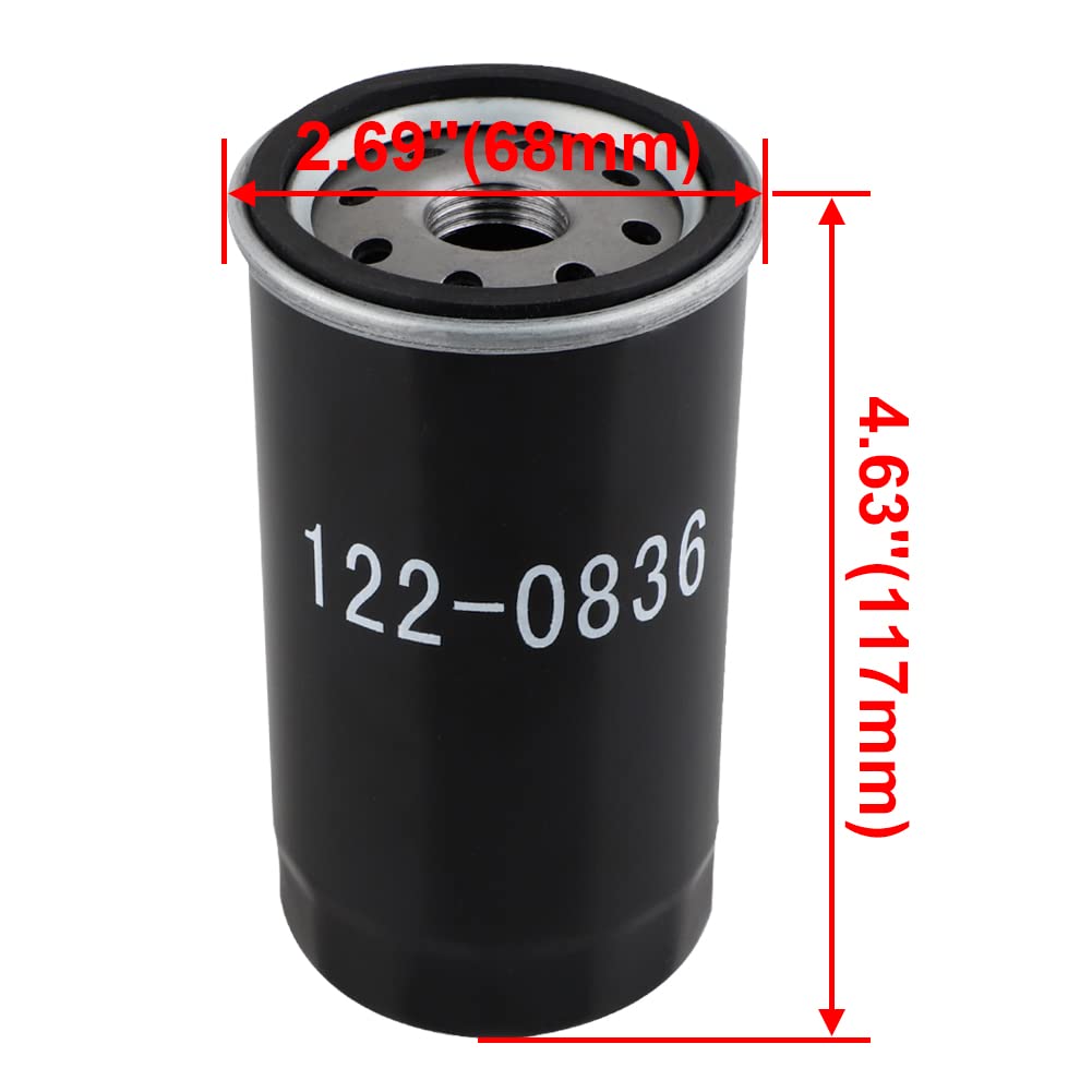 Huswell 122-0836 Oil Filter 140-3116 Air Filter For Cummins Onan 5500 7000 Rv Generators Hgjaa Hgjab Hgjac-Oil Change Kit