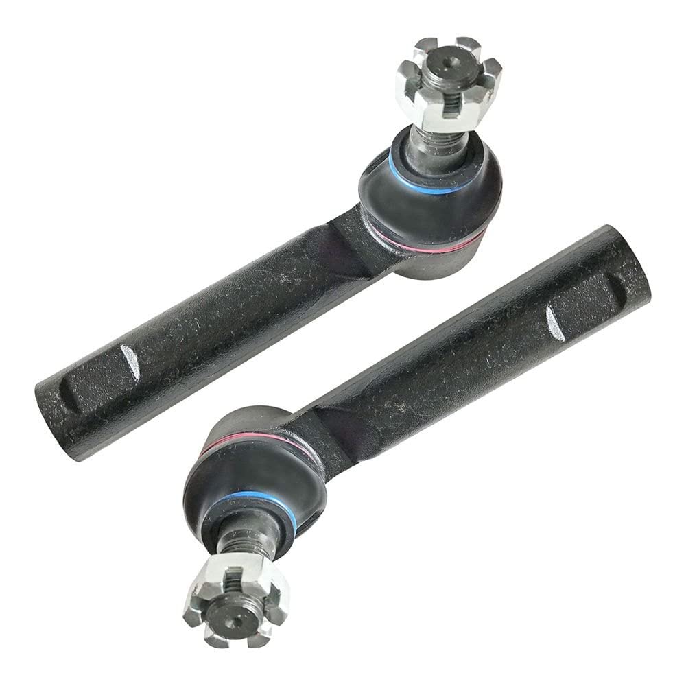 TRQ Front Outer Tie Rod Set Compatible with 2010-2022 Lexus GX460 Toyota 4Runner 2010-2014 FJ Cruiser 2005-2022 Tacoma