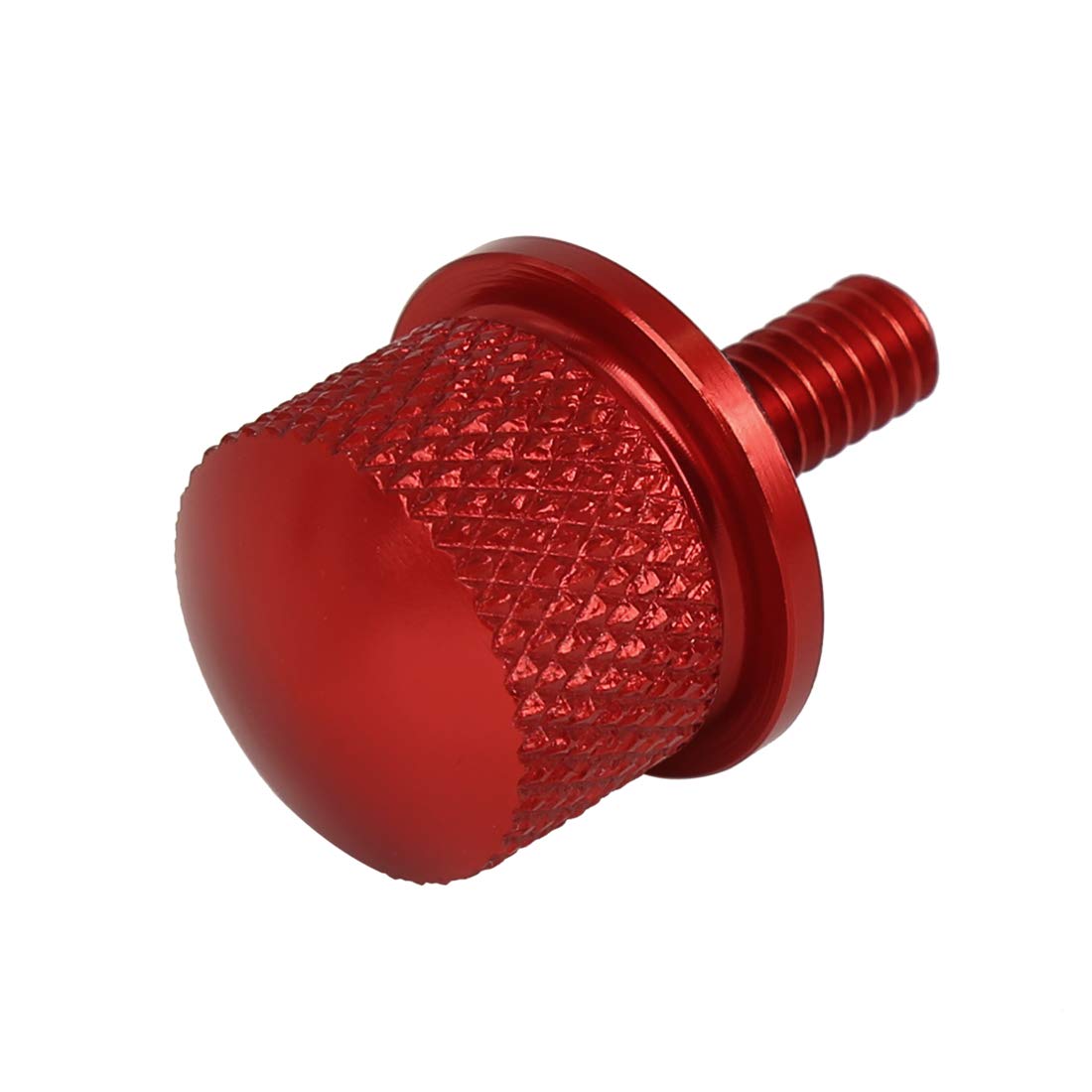 X Autohaux 1/4 Inch-20 Thread Motorcycle Red Aluminum Alloy Rear Seat Bolt Mount Screw For Harley Davidson Sportster 1996-2017
