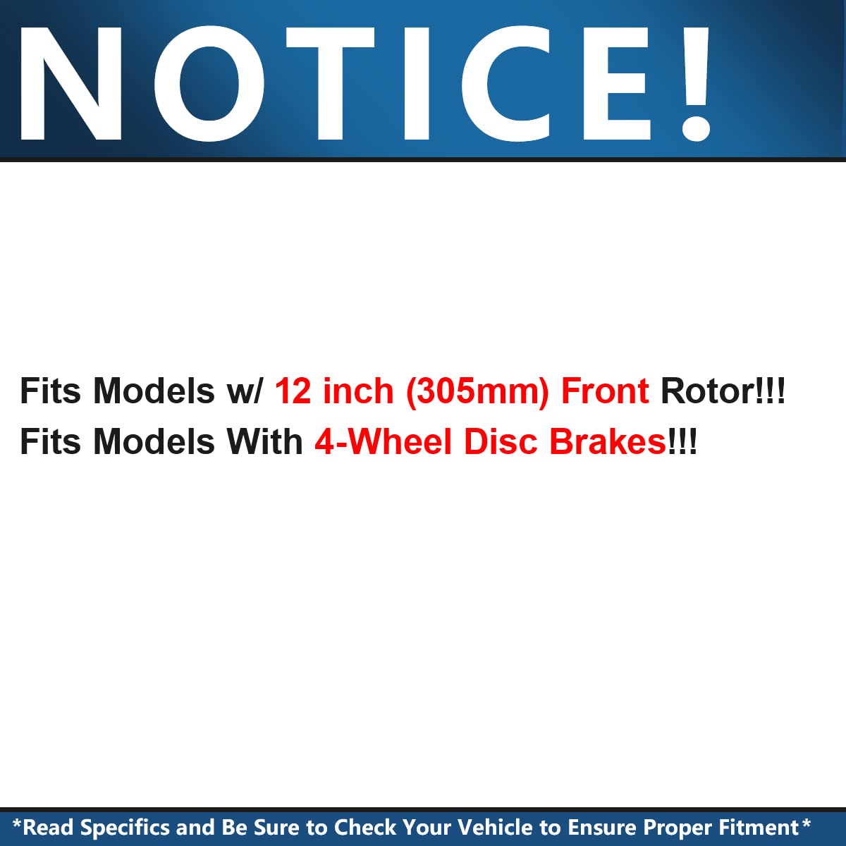 Detroit Axle - Front Brake Kit For 99-06 Chevy Gmc Silverado 1500, 00-06 Tahoe Suburban Yukon Xl 1500, 03-08 Express Savana 1500