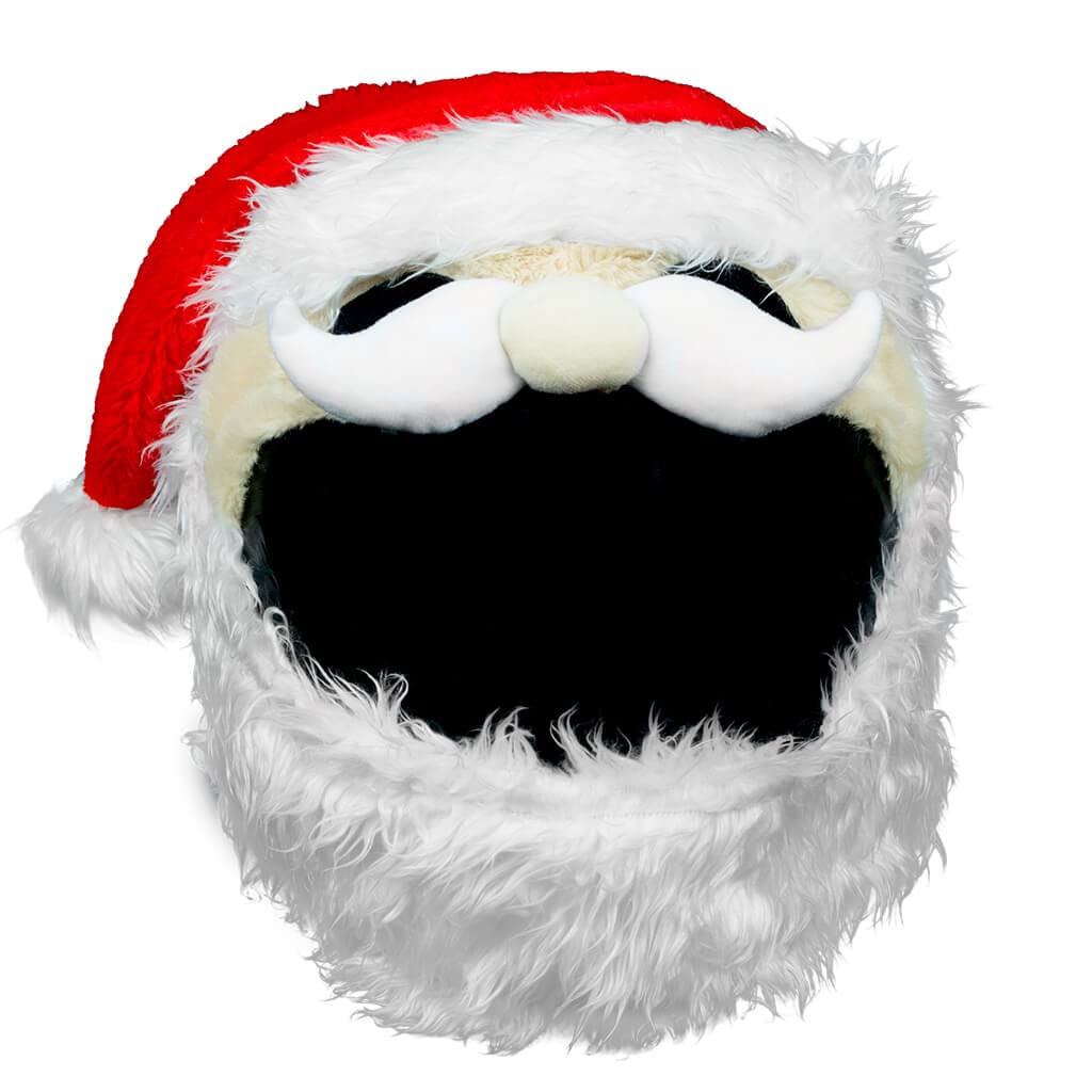 Moto Loot Helmet Cover For Motorcycle Helmet, Fun Rides And Gifts (Cover Only. Helmet Not Included) - Santa