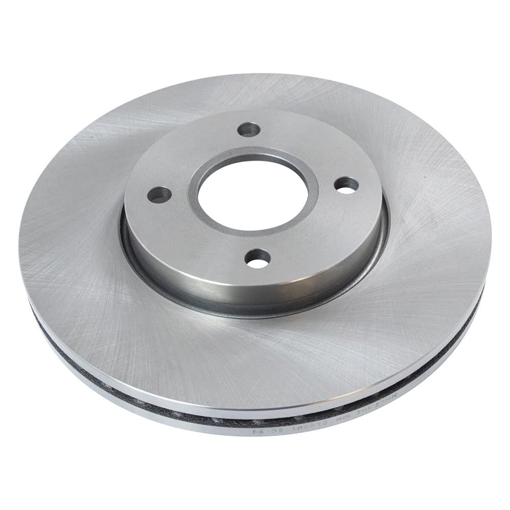 Trq Front Brake Rotors Set Vented Compatible With 2005-2007 Ford Focus