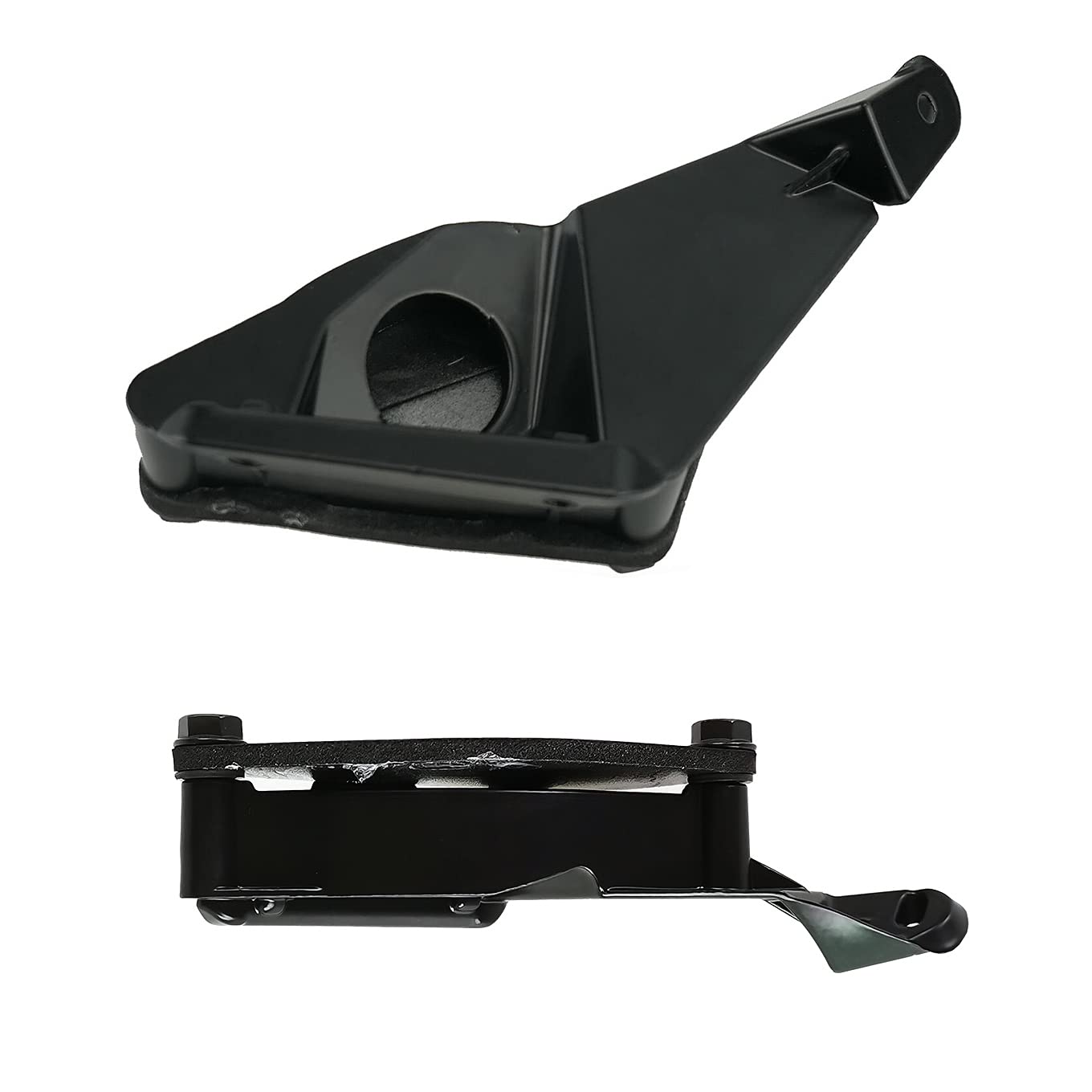 Driver Side Mirror Support Mount Bracket Black Metal, Fit For 1993-2002 Pontiac Firebird Driver, Left , Replace Ht9302Fbmblh-B,