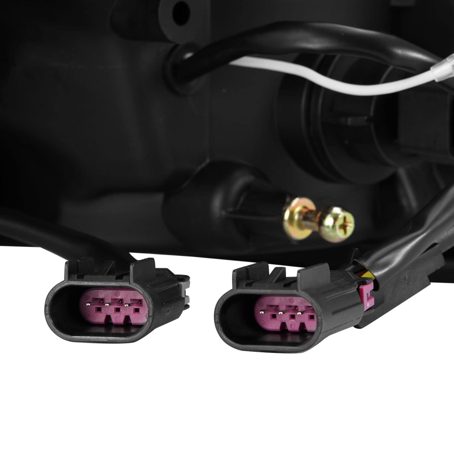 AlphaRex LUXX-Series Projector Headlights - Black/Chrome, Model 880560