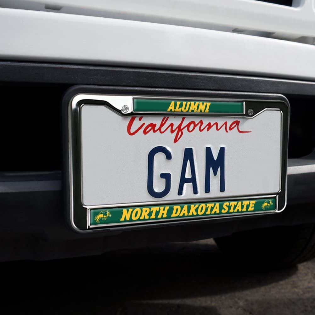 North Dakota State Alumni Logo Full Size Standard License Plate Metal Frame