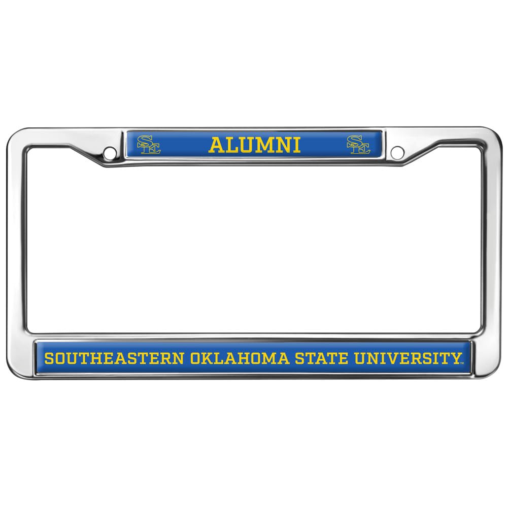 Southeastern Oklahoma State University Alumni Full Size Standard License Plate Metal Frame