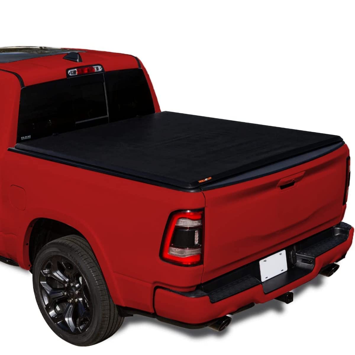 LEER Soft Roll Up Tonneau Cover for 2019-2023 Ram 1500 5.7' Bed, Easy Install, Low-Profile, Durable Vinyl, Black