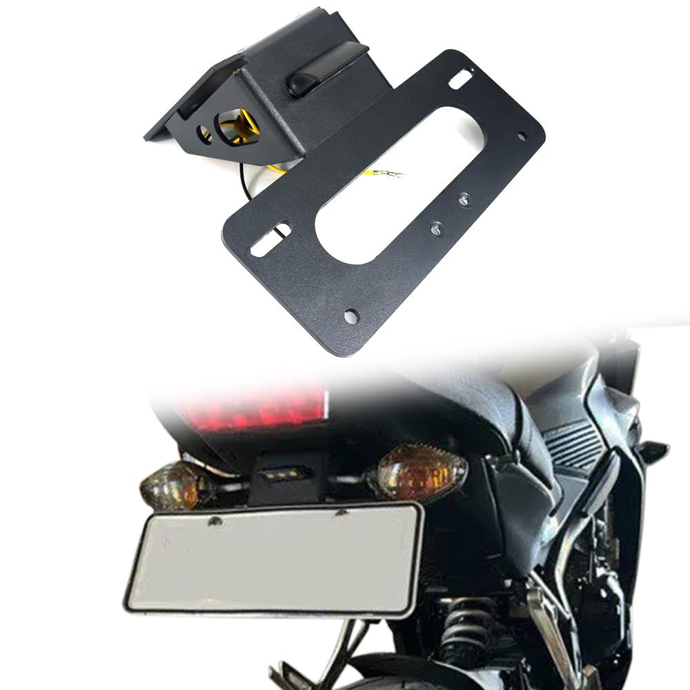 Xitomer Fender Eliminator Fit for CB650F CBR650F 2014-2024 Tail Tidy with LED License Plate Light, Compatible with Stock and Aft