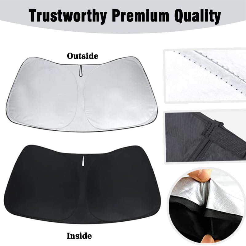 Corolla Custom Windshield Sun Shade for Toyota Corolla 2009 2010 2011 2012 2013 Front Window Sunshade Sun Visor 240T Shade Block