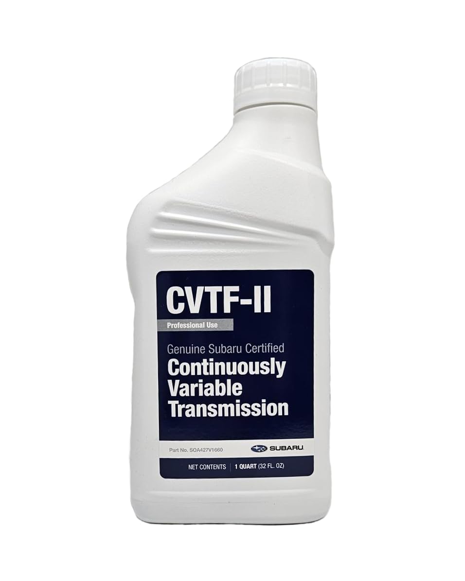 Subaru CVTF-II Automatic Transmission Fluid - 6 Quarts - Genuine OEM for Crosstrek, Legacy, Outback, Forester, Impreza