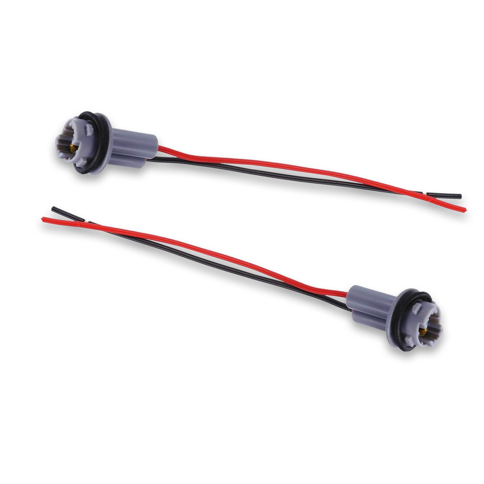 Yumfugu 2 PCS T15 Harness Pigtail Socket, T10 T13 T15 Car Light Bulb Wire Wiring Harness Socket Connector, for Bulbs Turn Signal