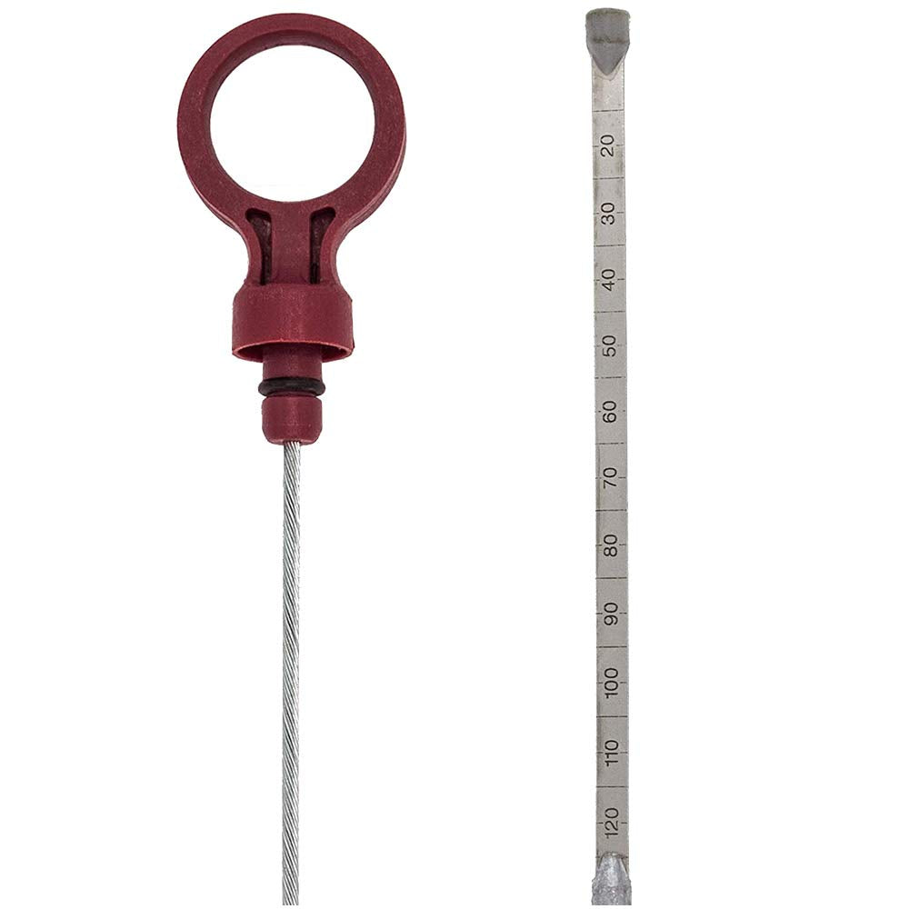 POWERWORKS Automatic Transmission Dipstick for Chrysler Jeep Dodge - Metal Level Tool with Directions - Fits 8863B, 9336, 9336A, 42RLE, NAG1